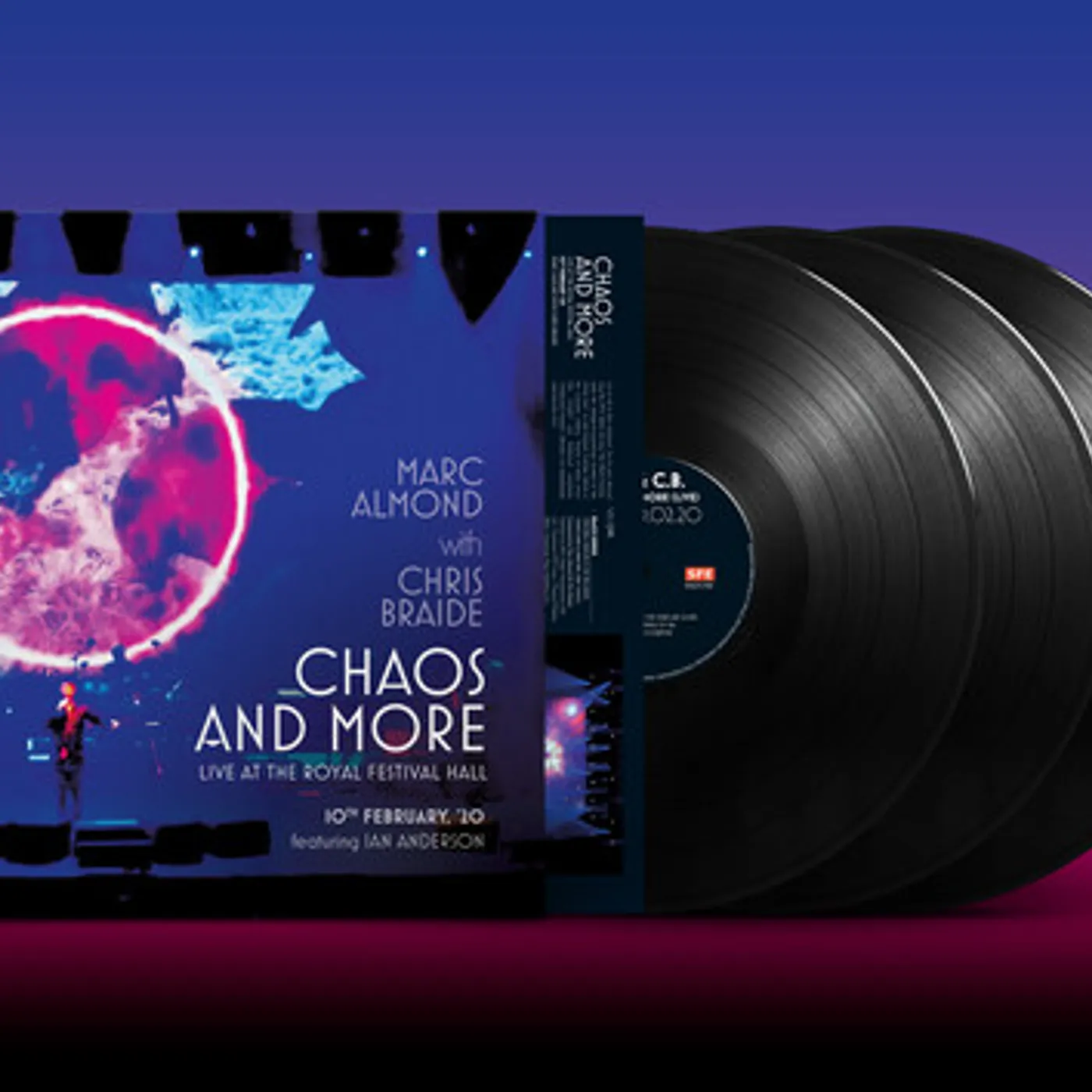 Marc Almond / Chris Braide / Ian Anderson CHAOS & MORE LIVE AT THE ROYAL FESTIVAL HALL Vinyl Record