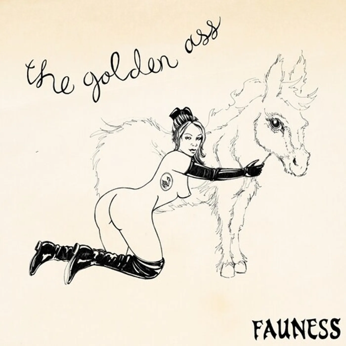 Fauness Golden Ass - Gold Vinyl Record