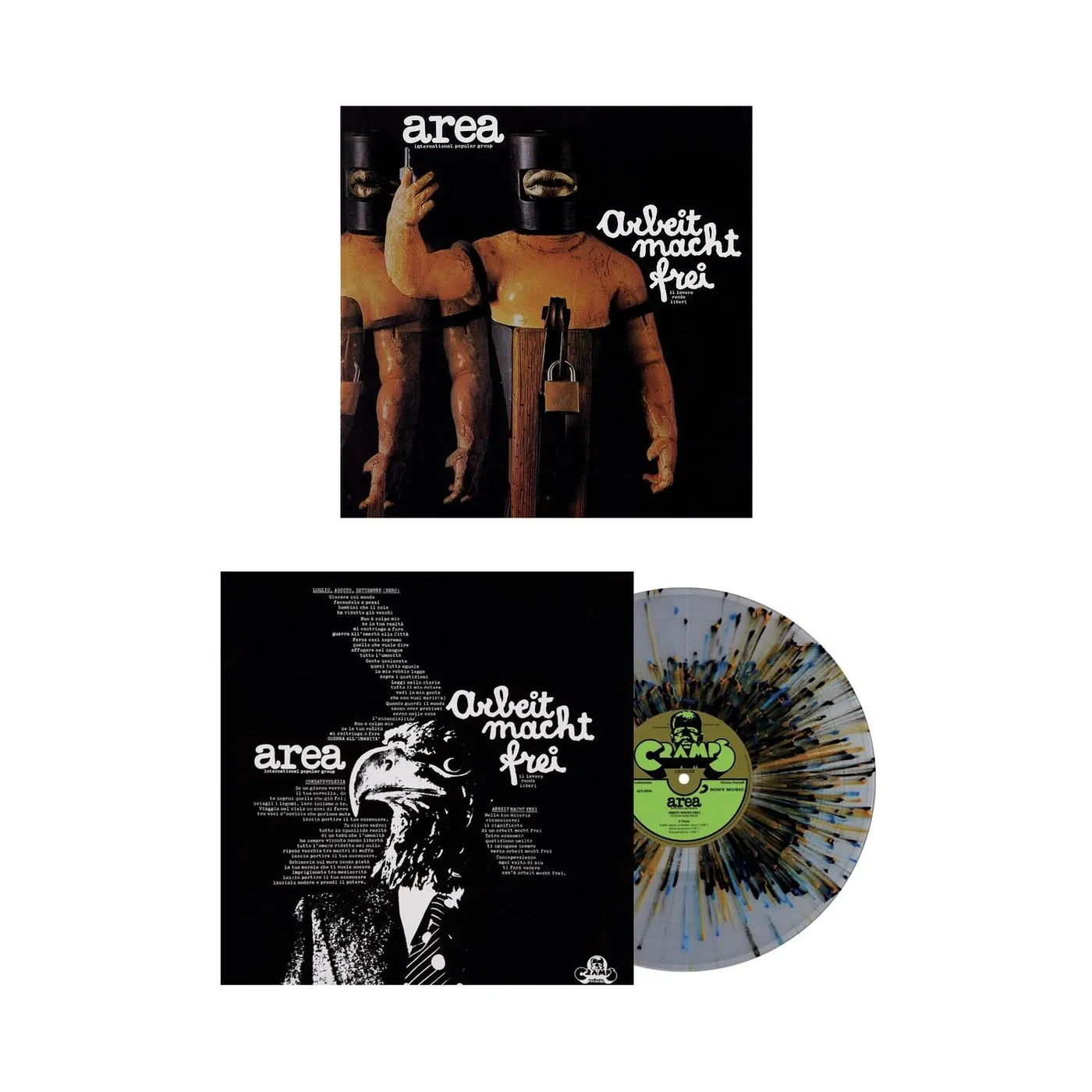 Area Arbeit Macht Frei (Limited Clear Splatter) Vinyl Record