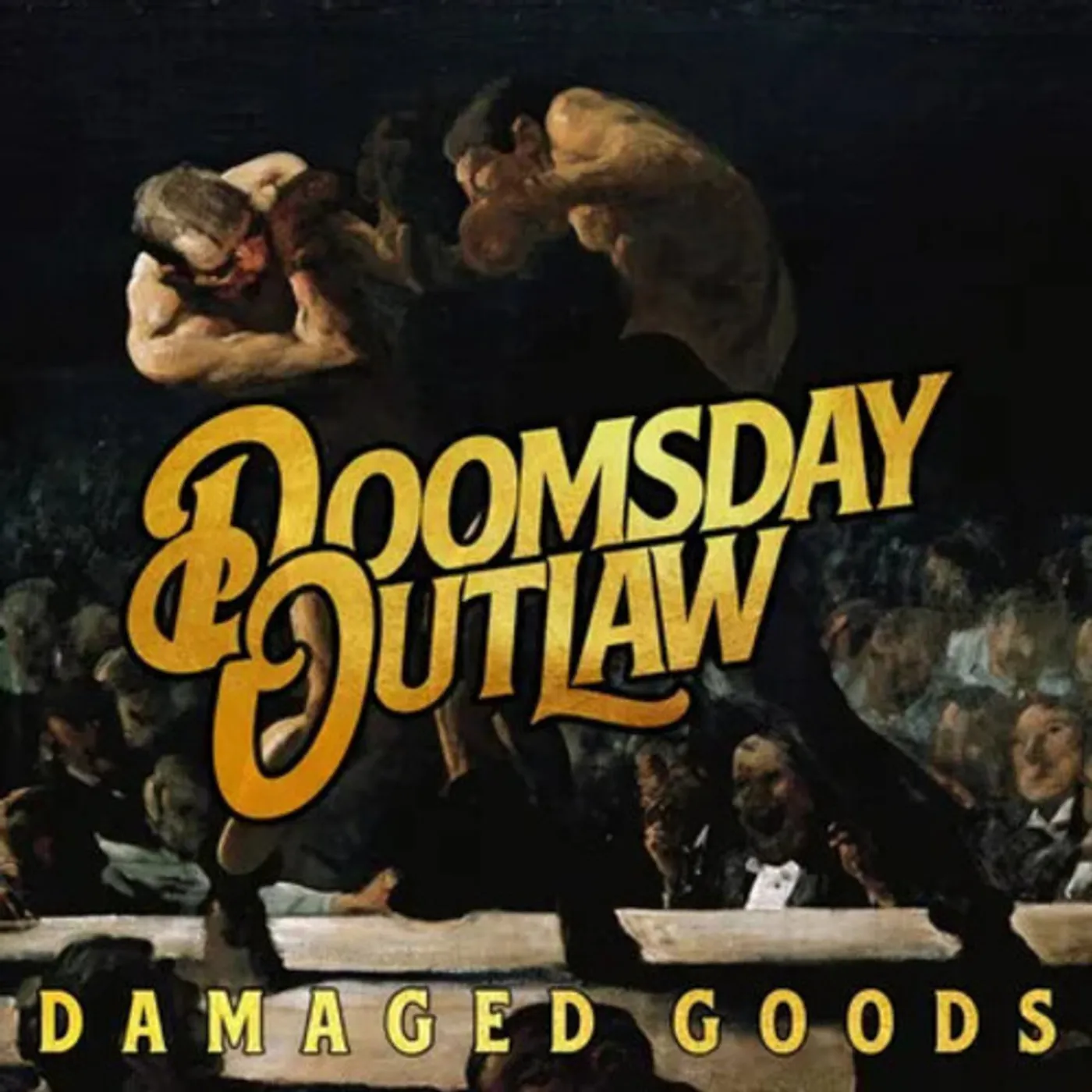 Doomsday Outlaw Damaged Goods (Black & Gold Marble) Vinyl Record