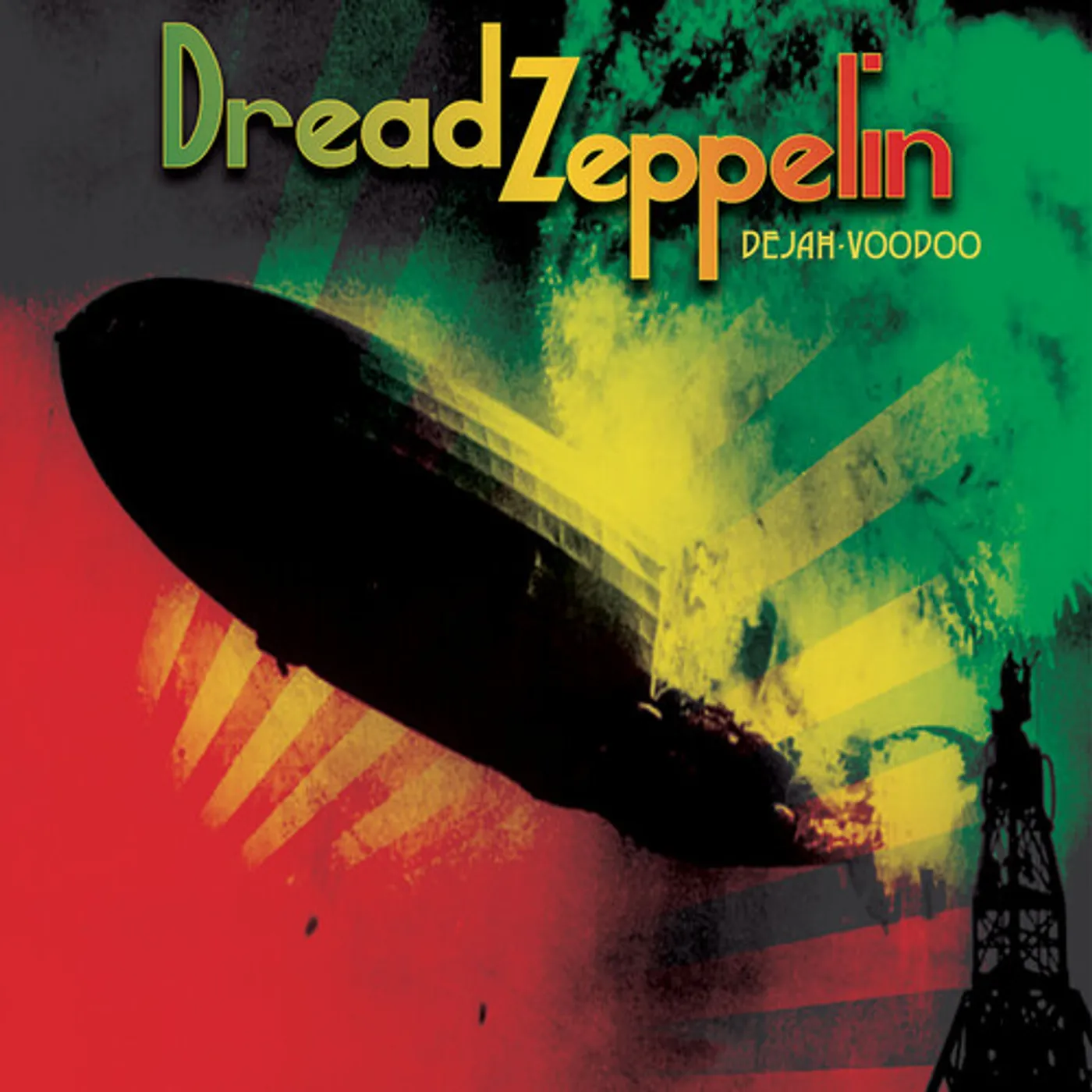 Dread Zeppelin DEJAH-VOODOO - RED/GREEN/YELLOW SPLATTER Vinyl Record