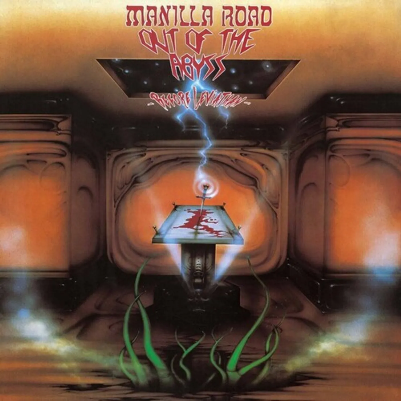Manilla Road OUT OF THE ABYSS: BEFORE LEVIATHAN - SPLATTER Vinyl Record