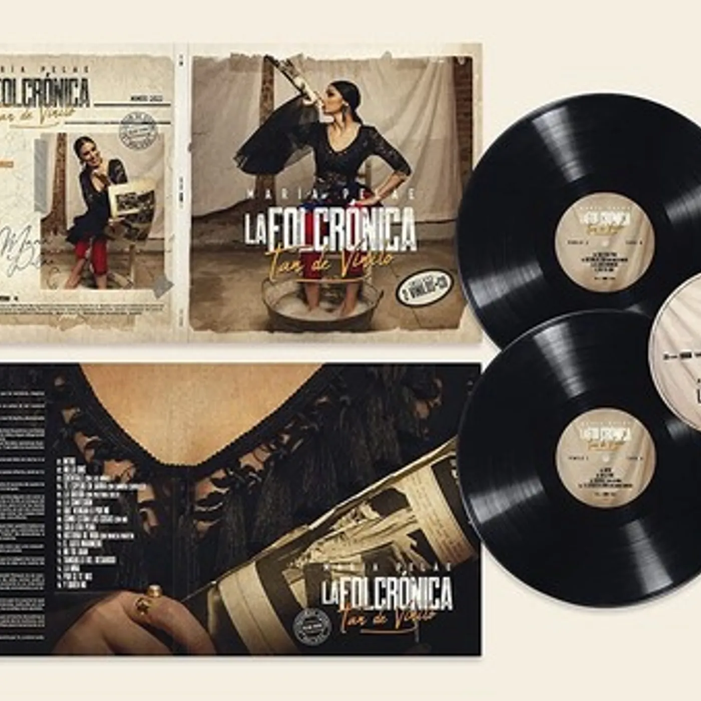 María Pelae LA FOLCRONICA Vinyl Record