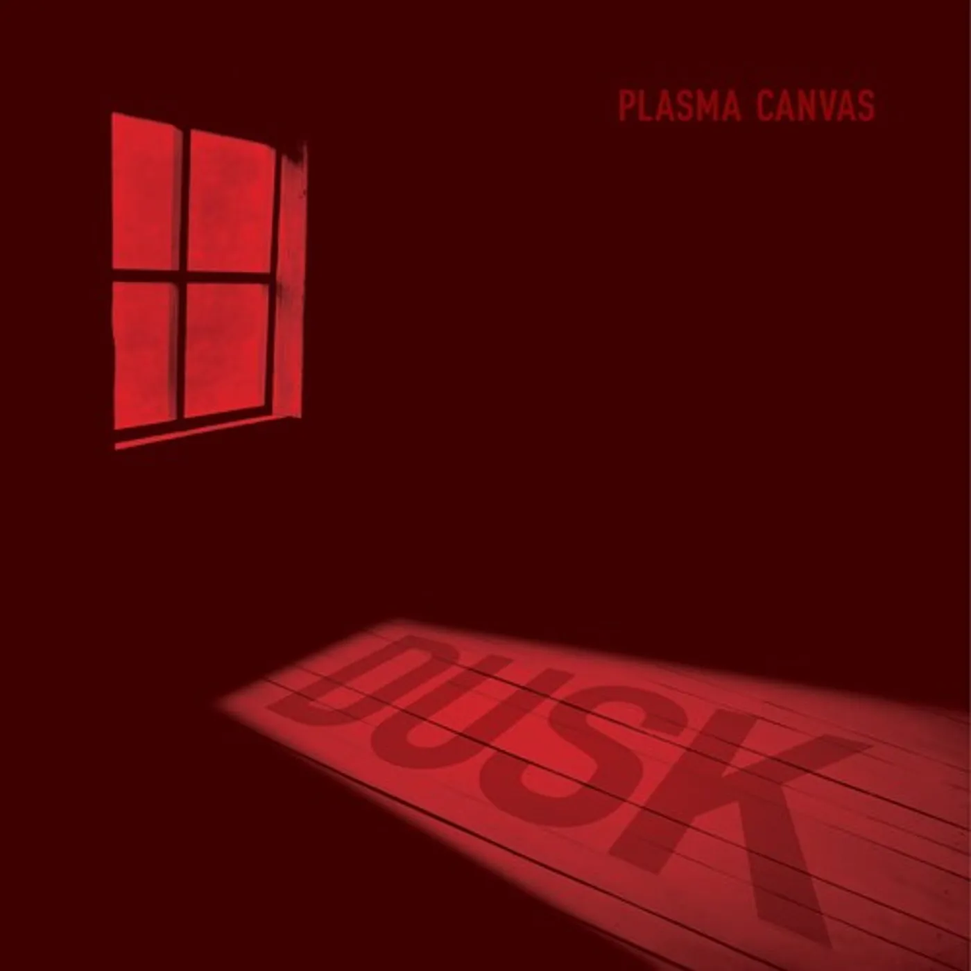 Plasma Canvas DUSK - BLACK & RED Vinyl Record