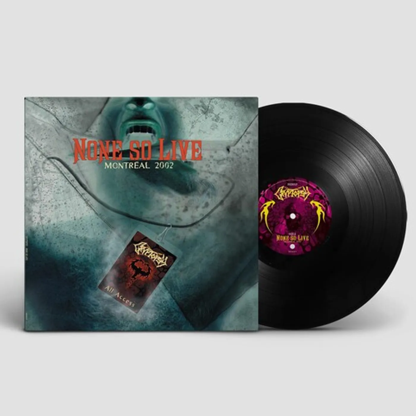 Cryptopsy NONE SO LIVE Vinyl Record