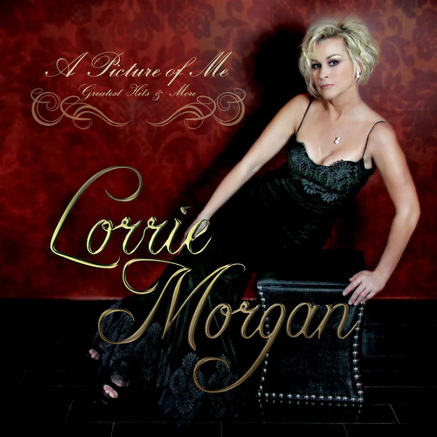 Lorrie Morgan PICTURE OF ME - GREATEST HITS & MORE - PINK Vinyl Record