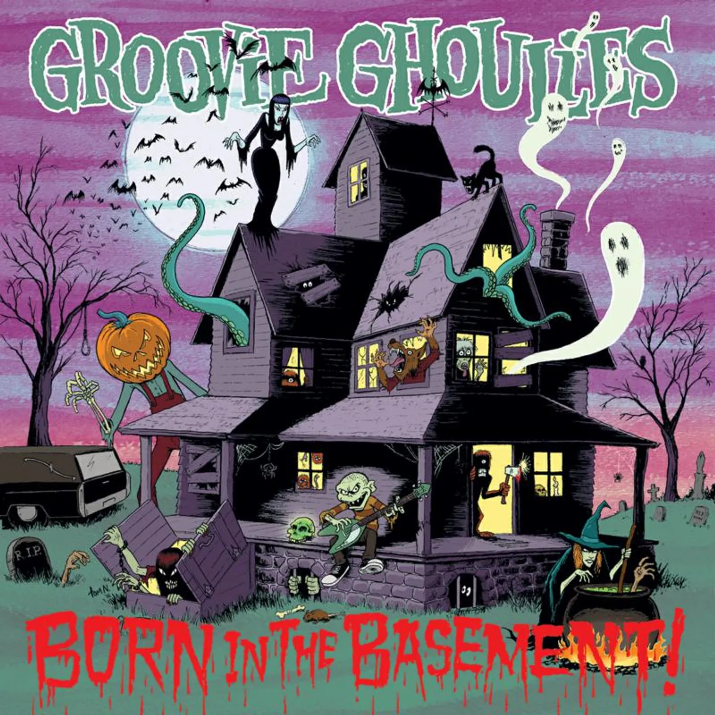 Groovie Ghoulies BORN IN THE BASEMENT Vinyl Record