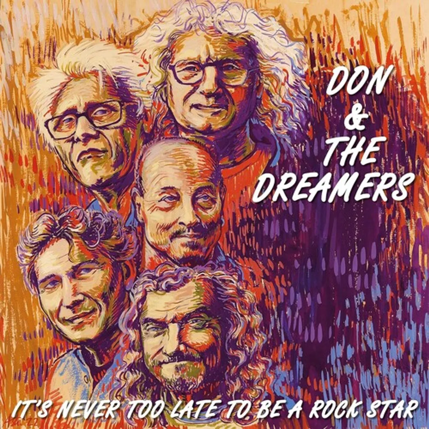 Don & The Dreamers IT'S NEVER TOO LATE TO BE A ROCKSTAR Vinyl Record