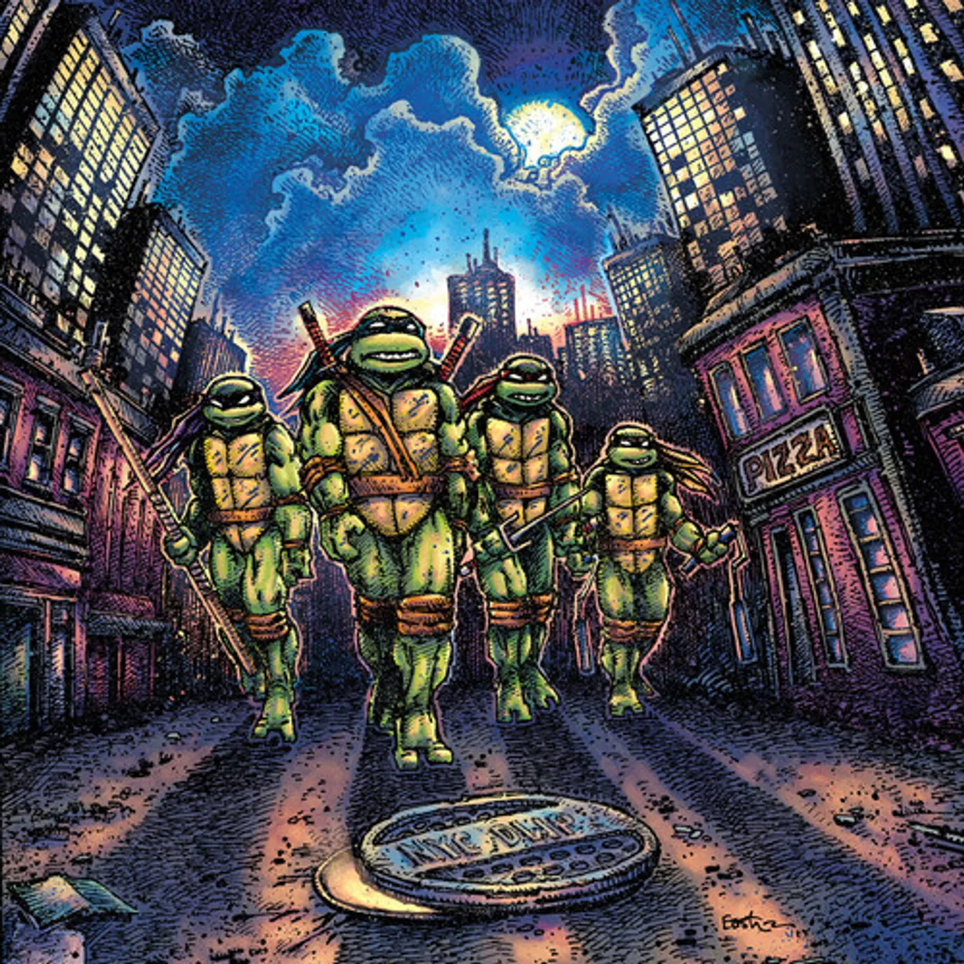 John Du Prez TEENAGE MUTANT NINJA TURTLES - Original Soundtrack Vinyl Record