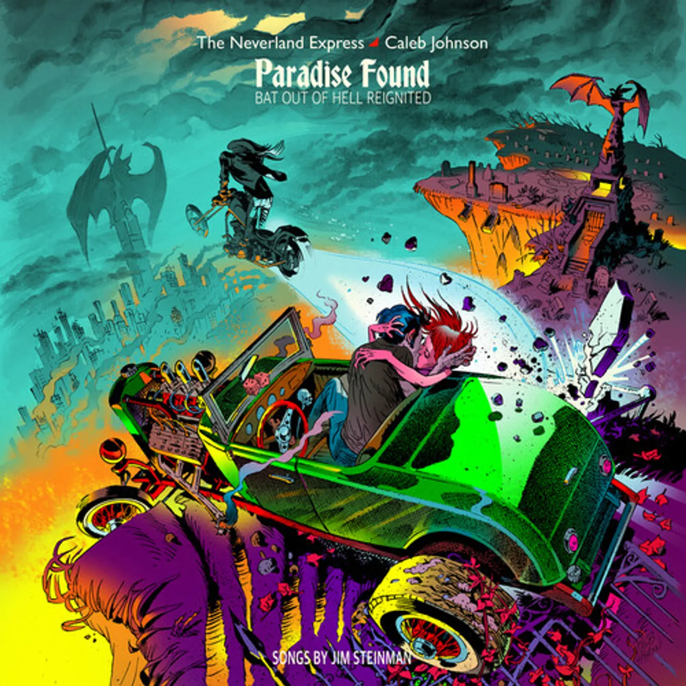 The Neverland Express + Caleb Johnson PARADISE FOUND: BAT OUT OF HELL REIGNITED Vinyl Record