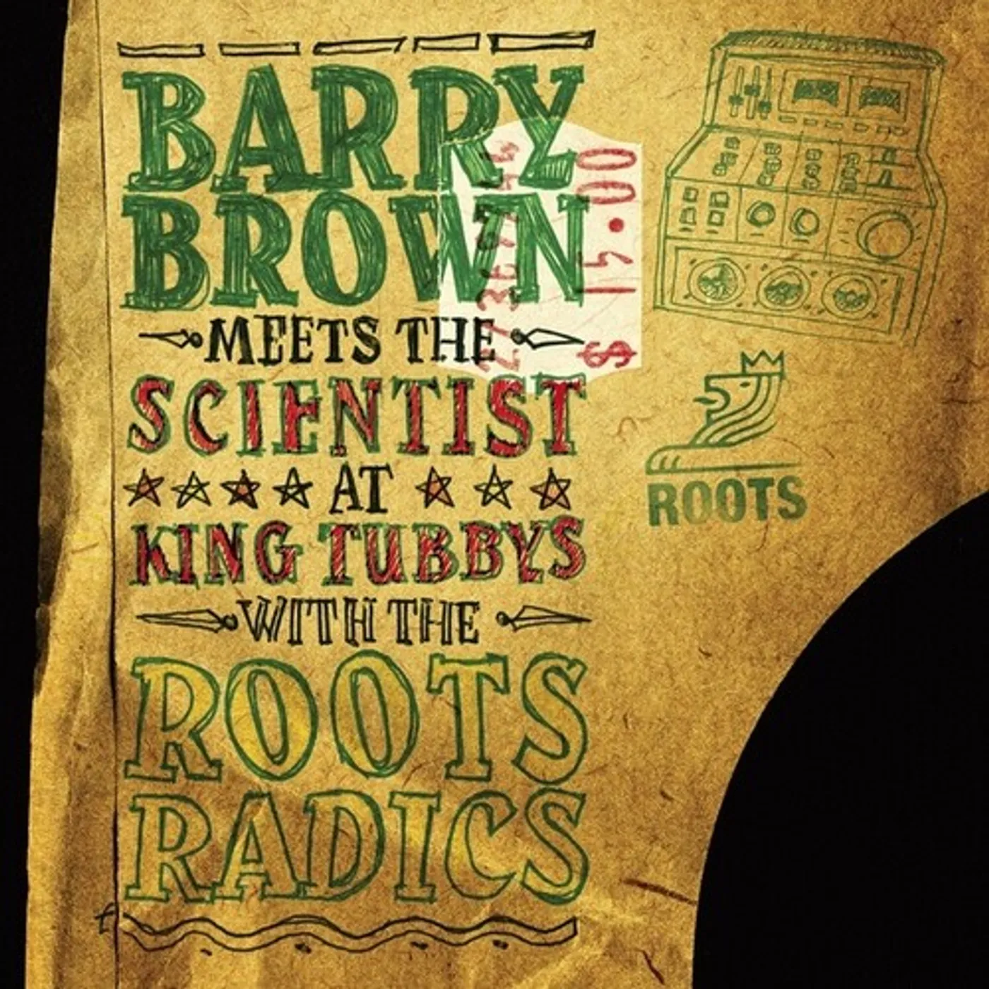 Barry Brown Meets The Scientist AT KING TUBBYS WITH THE ROOTS RADICS Vinyl Record