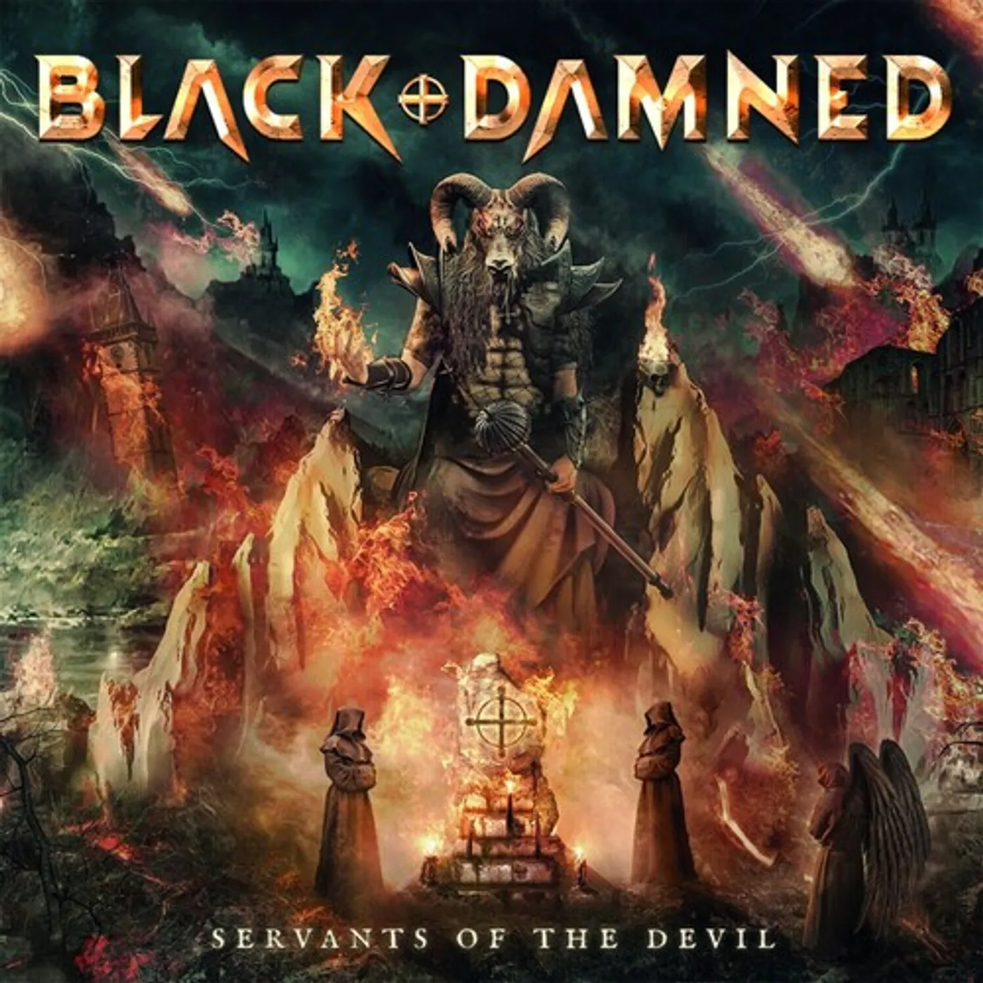 Black & Damned SERVANTS OF THE DEVIL CD