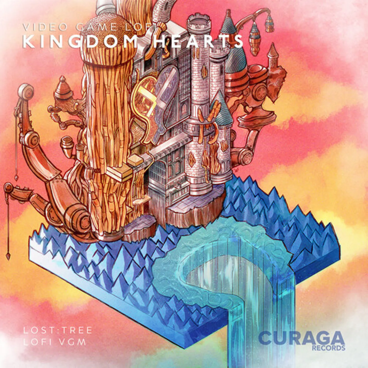 lost:tree VIDEO GAME LOFI: KINGDOM HEARTS - Original Soundtrack Vinyl Record