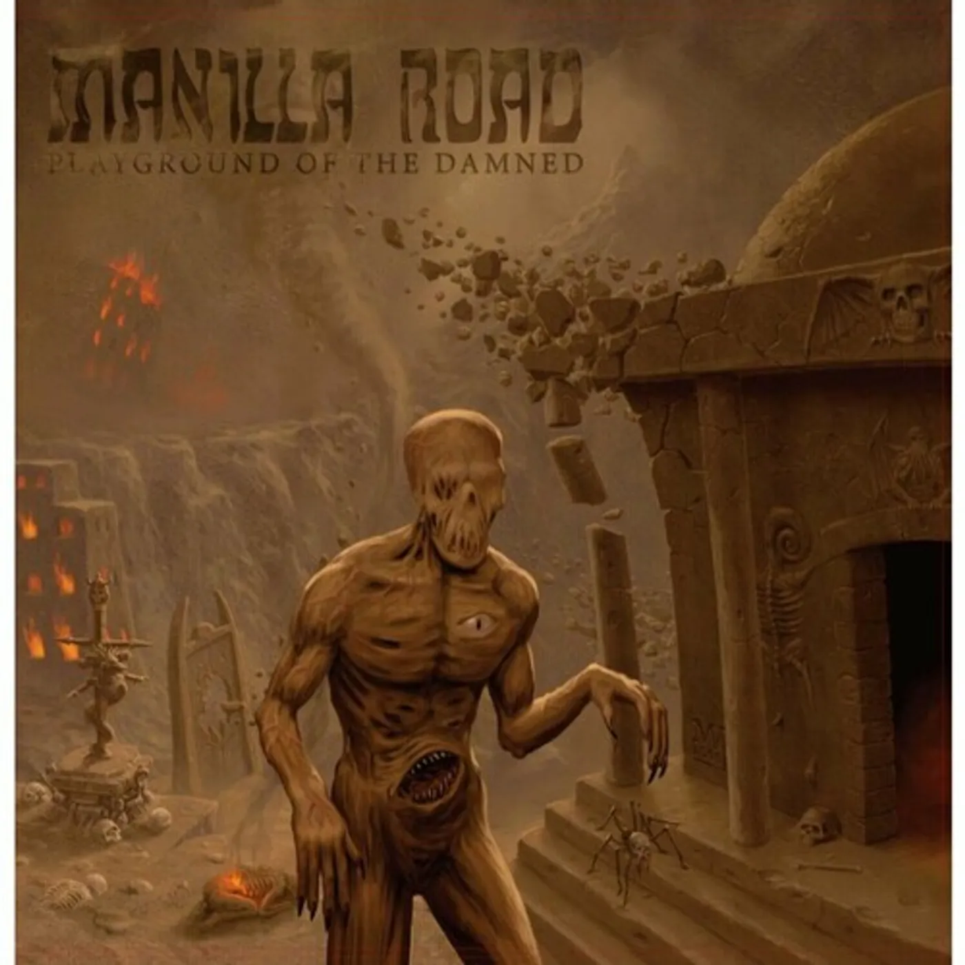 Manilla Road PLAYGROUND OF THE DAMNED Vinyl Record