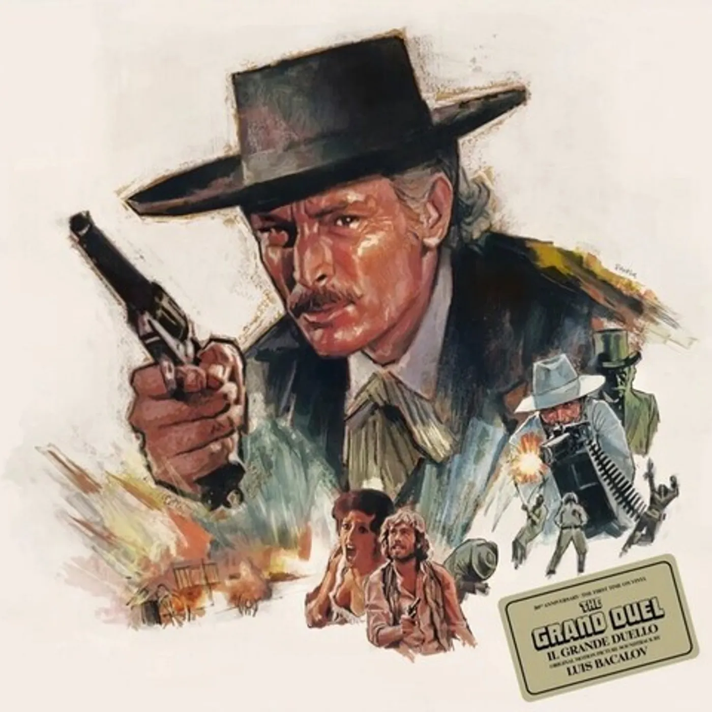 Luis Bacalov GRAND DUEL - Original Soundtrack Vinyl Record
