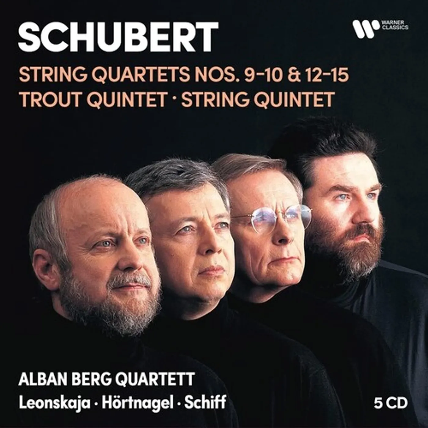 Alban Berg SCHUBERT: STR QRTS NOS. 9-10 & 12-15 PNO QNT THE CD
