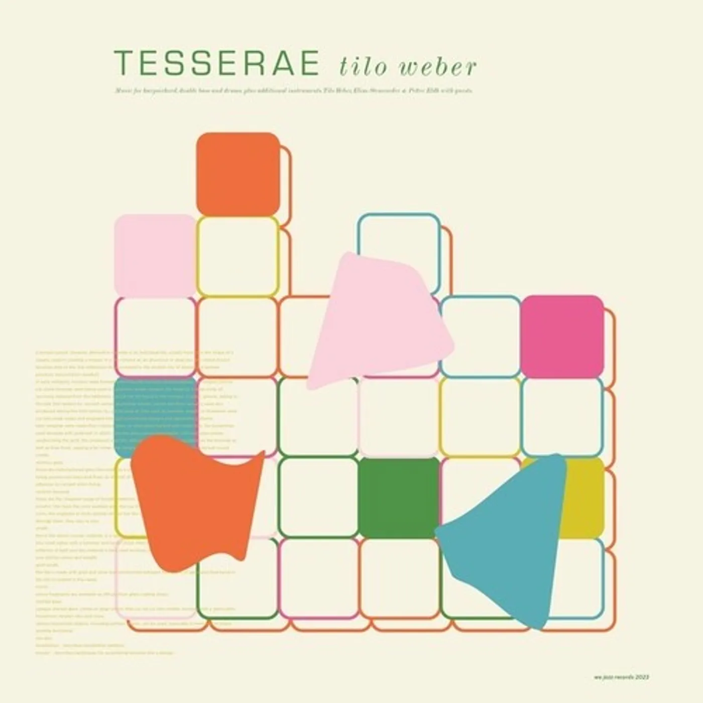 Tilo Weber Tesserae Vinyl Record