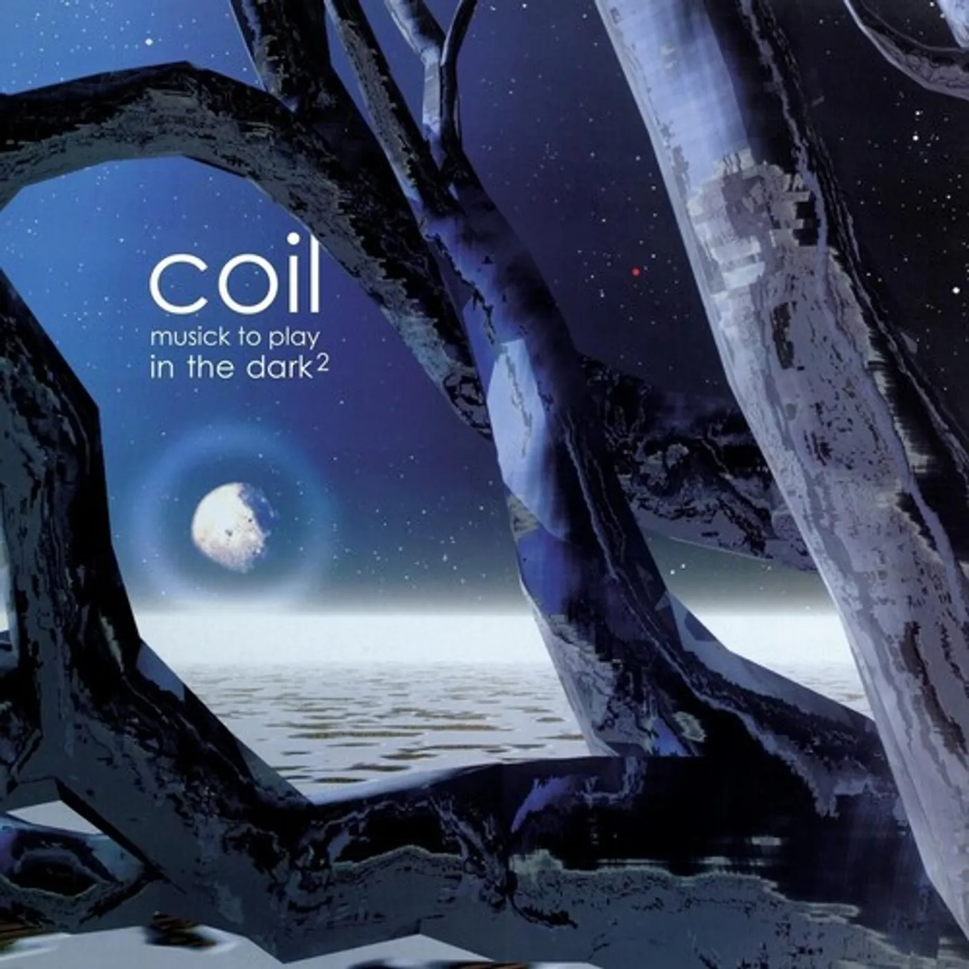 Coil MUSICK TO PLAY IN THE DARK2 - WHITE & BLACK SMOKE Vinyl Record