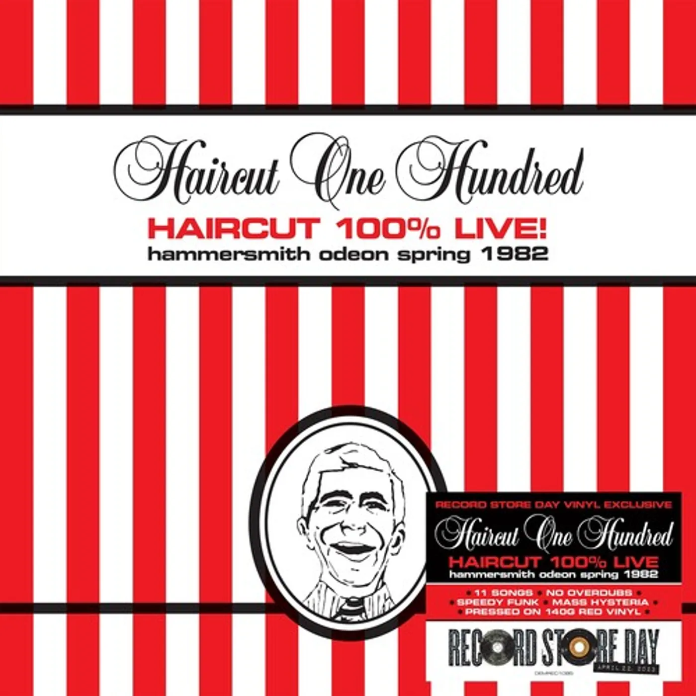 HAIRCUT 100 PERCENT LIVE (HAMMERSMITH ODEON 1982) Vinyl Record