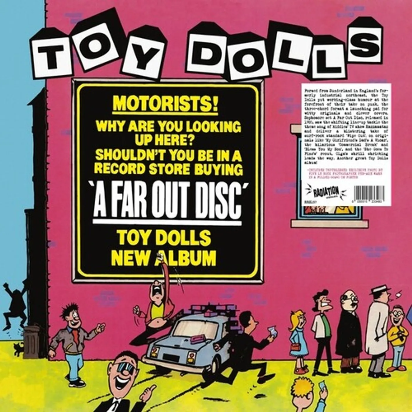 The Toy Dolls FAR OUR DISC Vinyl Record