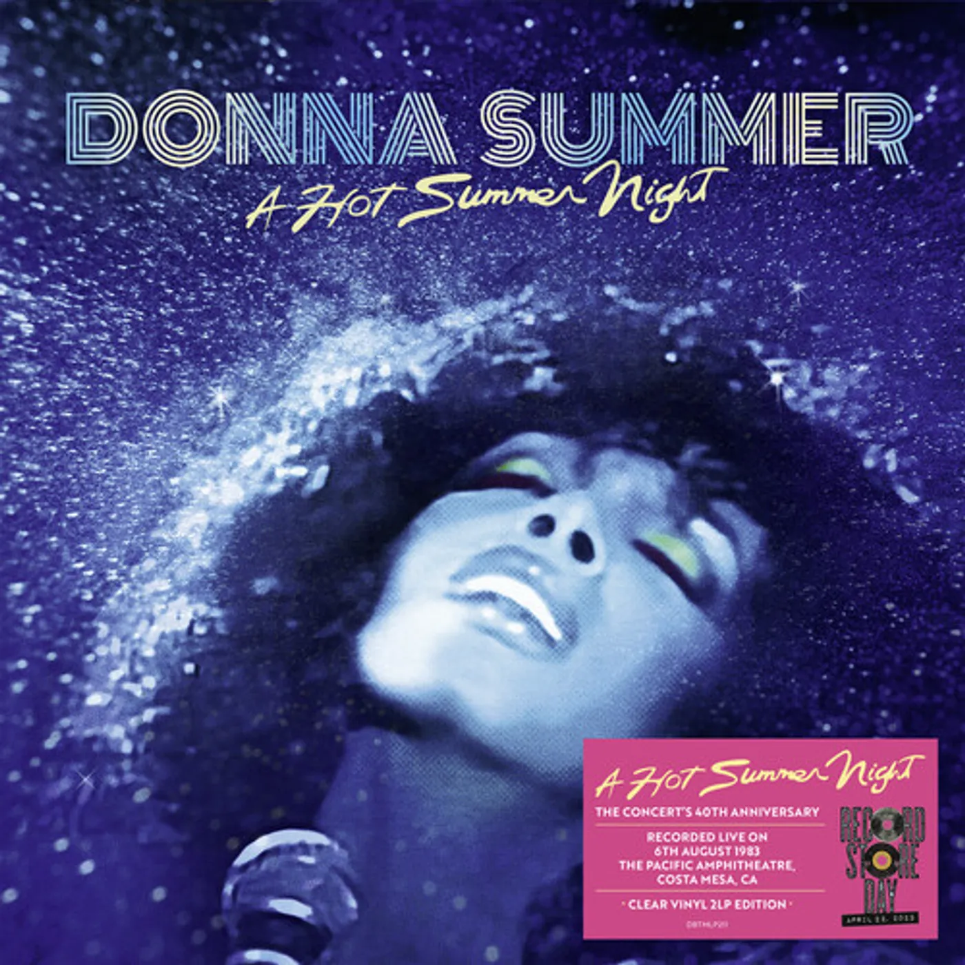 Donna Summer HOT SUMMER NIGHT: 40TH ANNIVERSARY Vinyl Record