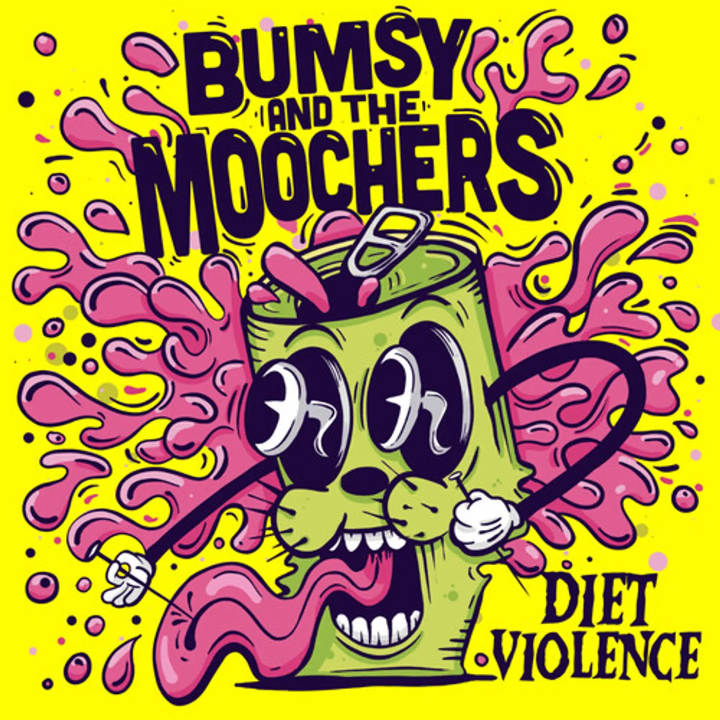 Bumsy and the Moochers DIET VIOLENCE Vinyl Record