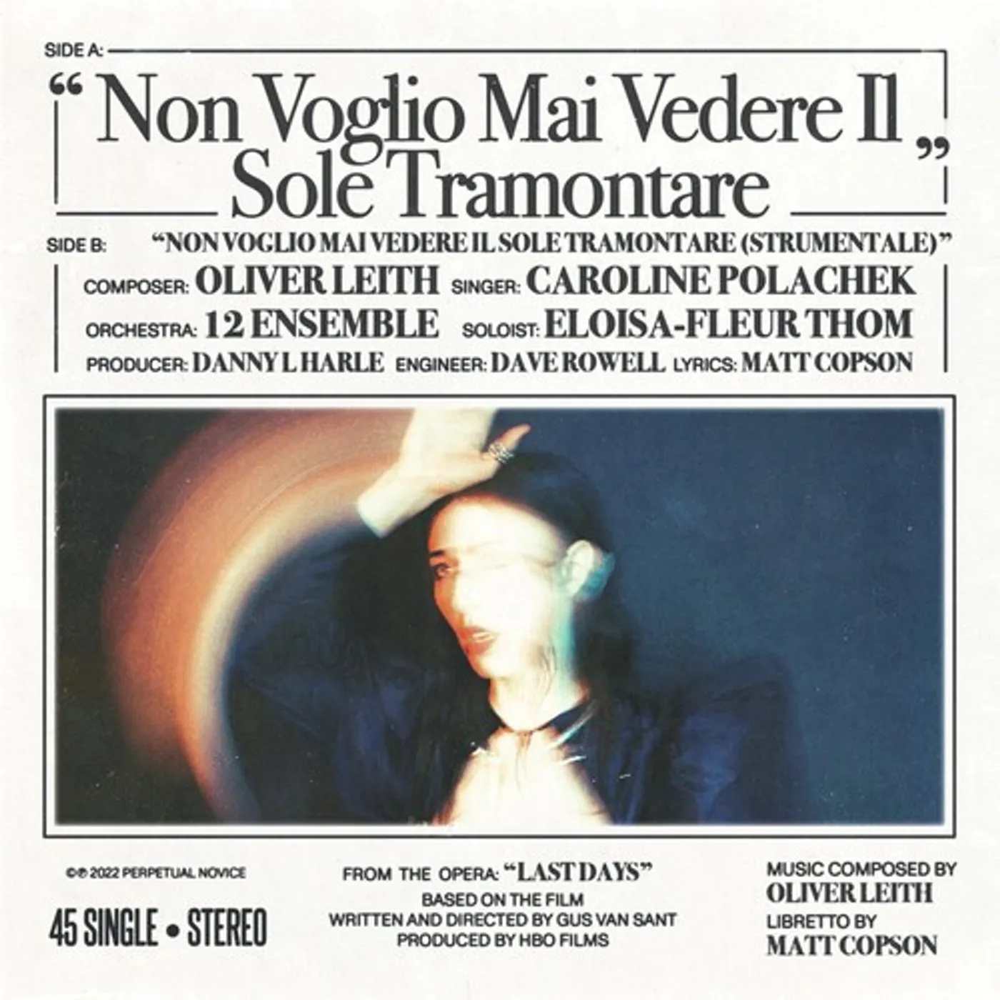 Caroline Polachek NON VOGLIO MAI VEDERE Vinyl Record