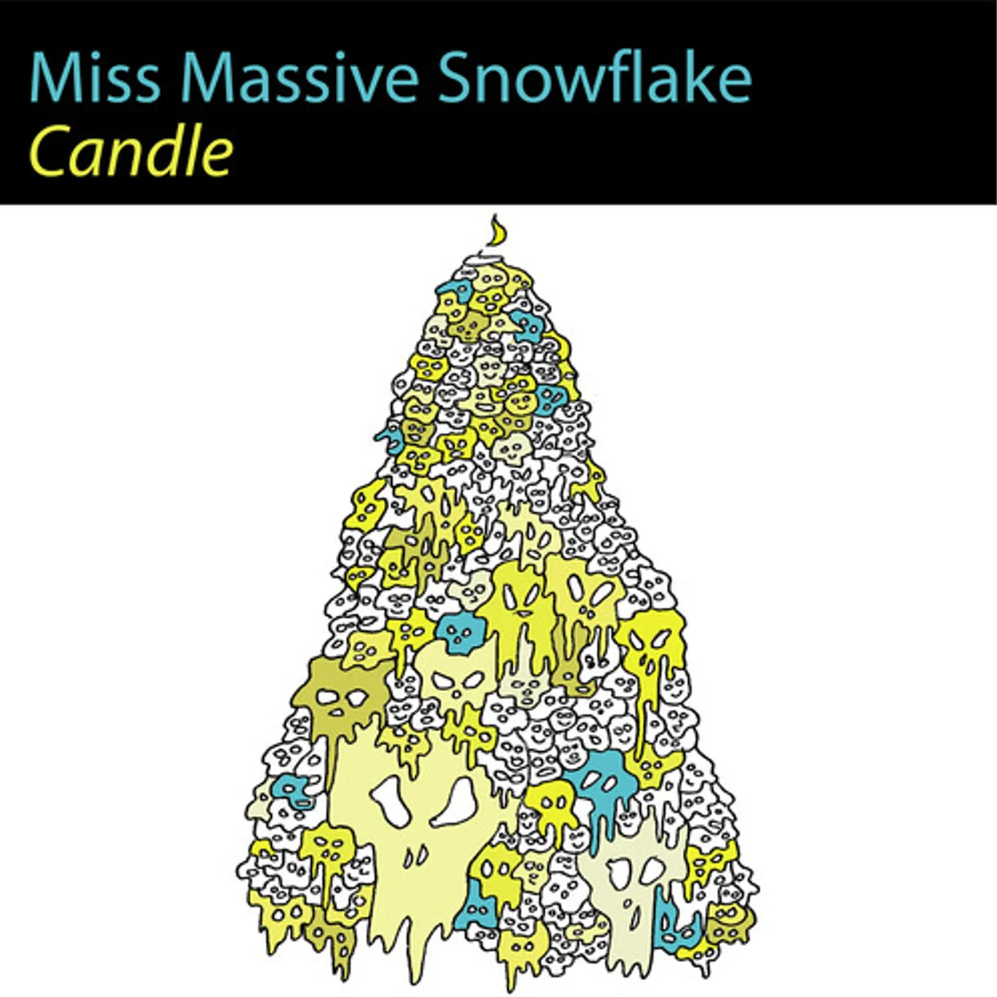 Miss Massive Snowflake Candle Vinyl Record
