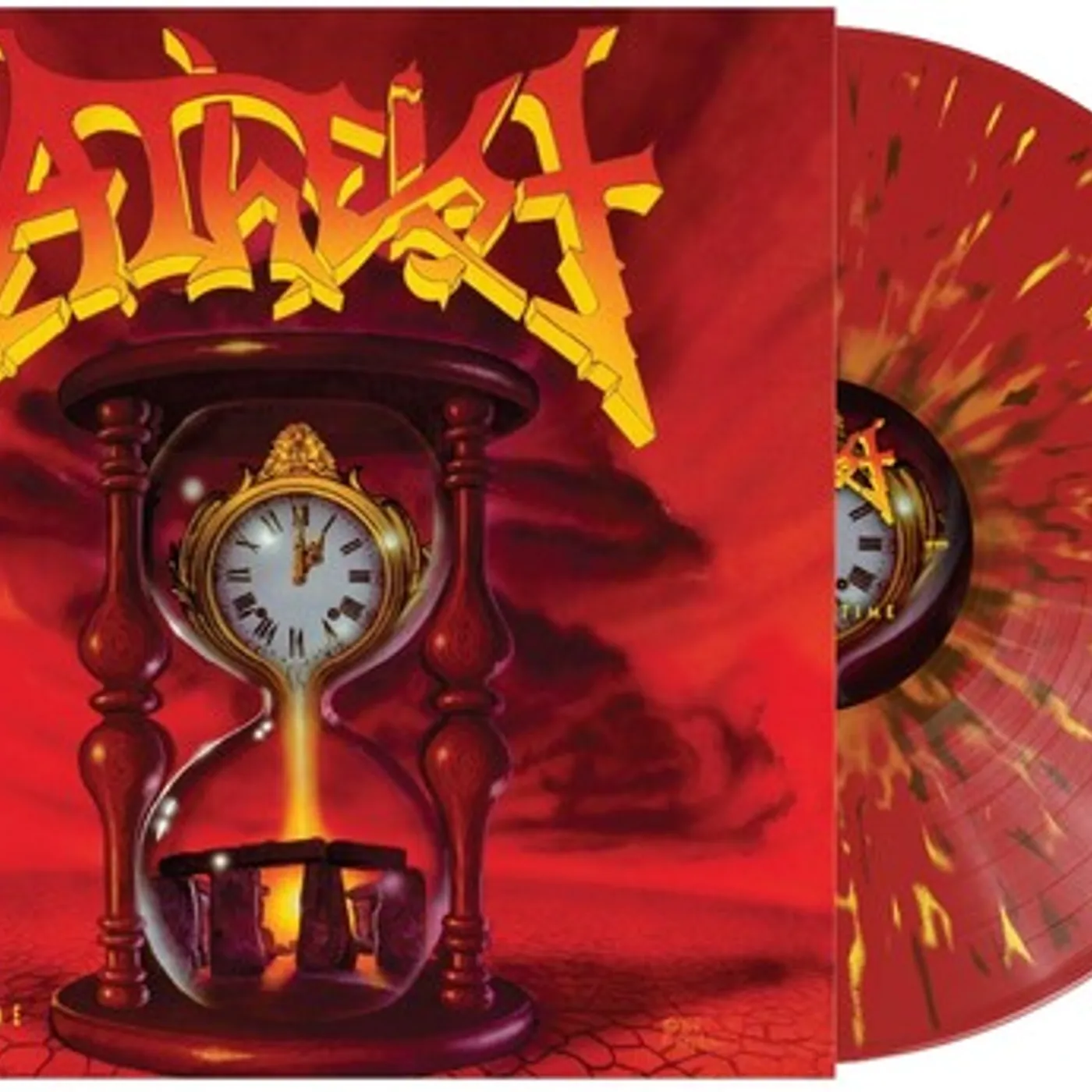 Atheist PIECE OF TIME - SPLATTER Vinyl Record