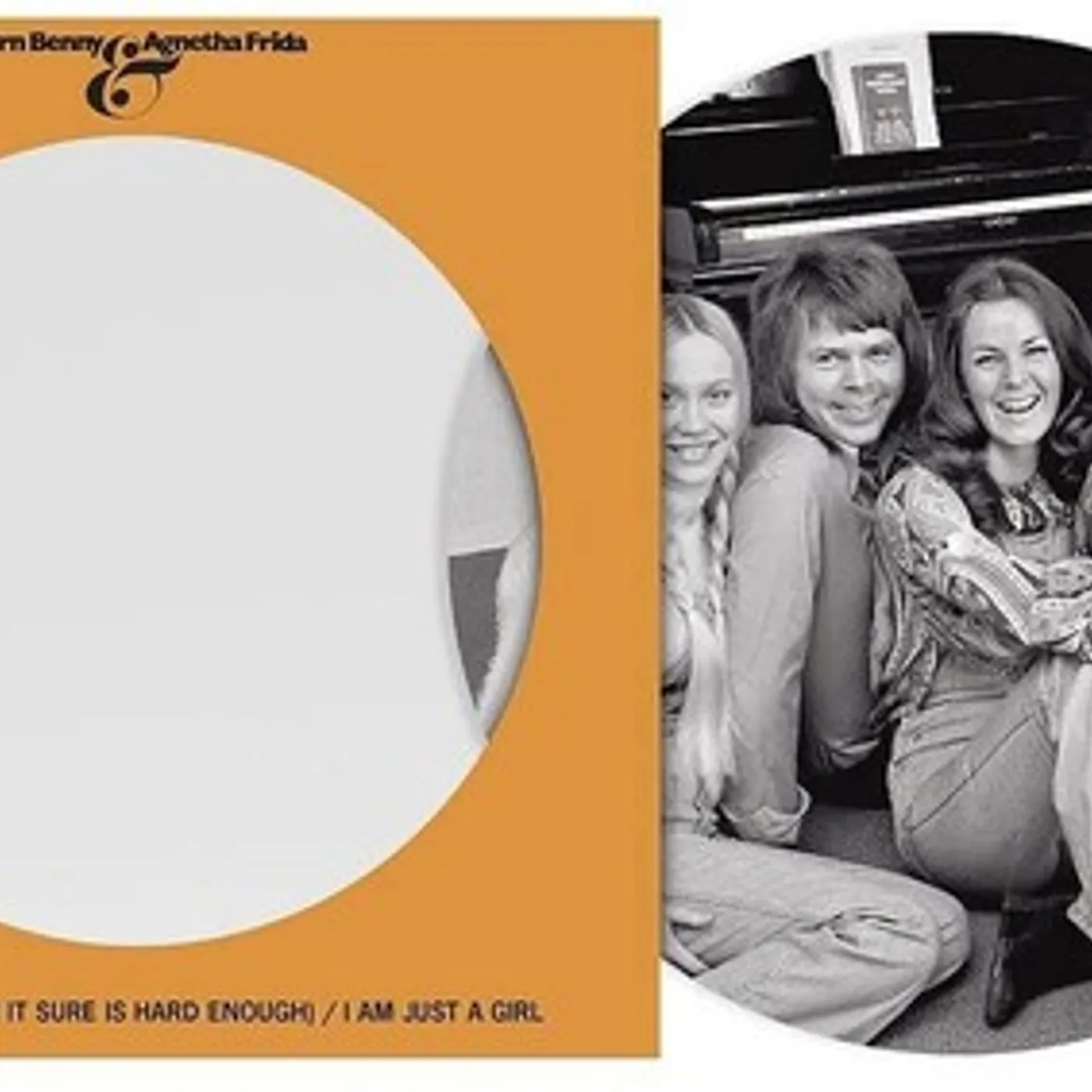 ABBA LOVE ISN'T EASY (BUT IT SURE IS HARD) / I AM JUST Vinyl Record