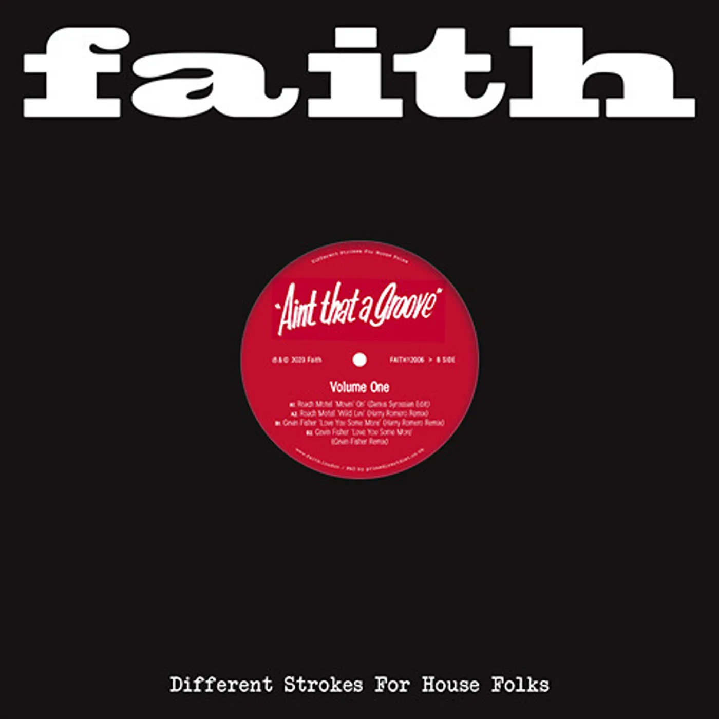 FAITH PRESENTS AIN'T THAT A GROOVE VOL. 1 / VAR Vinyl Record