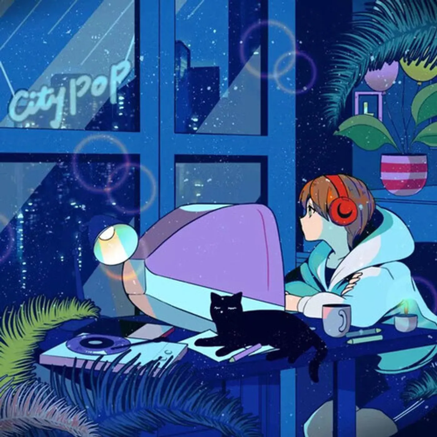 Grey October Sound Lo-Fi City Pop Vinyl Record