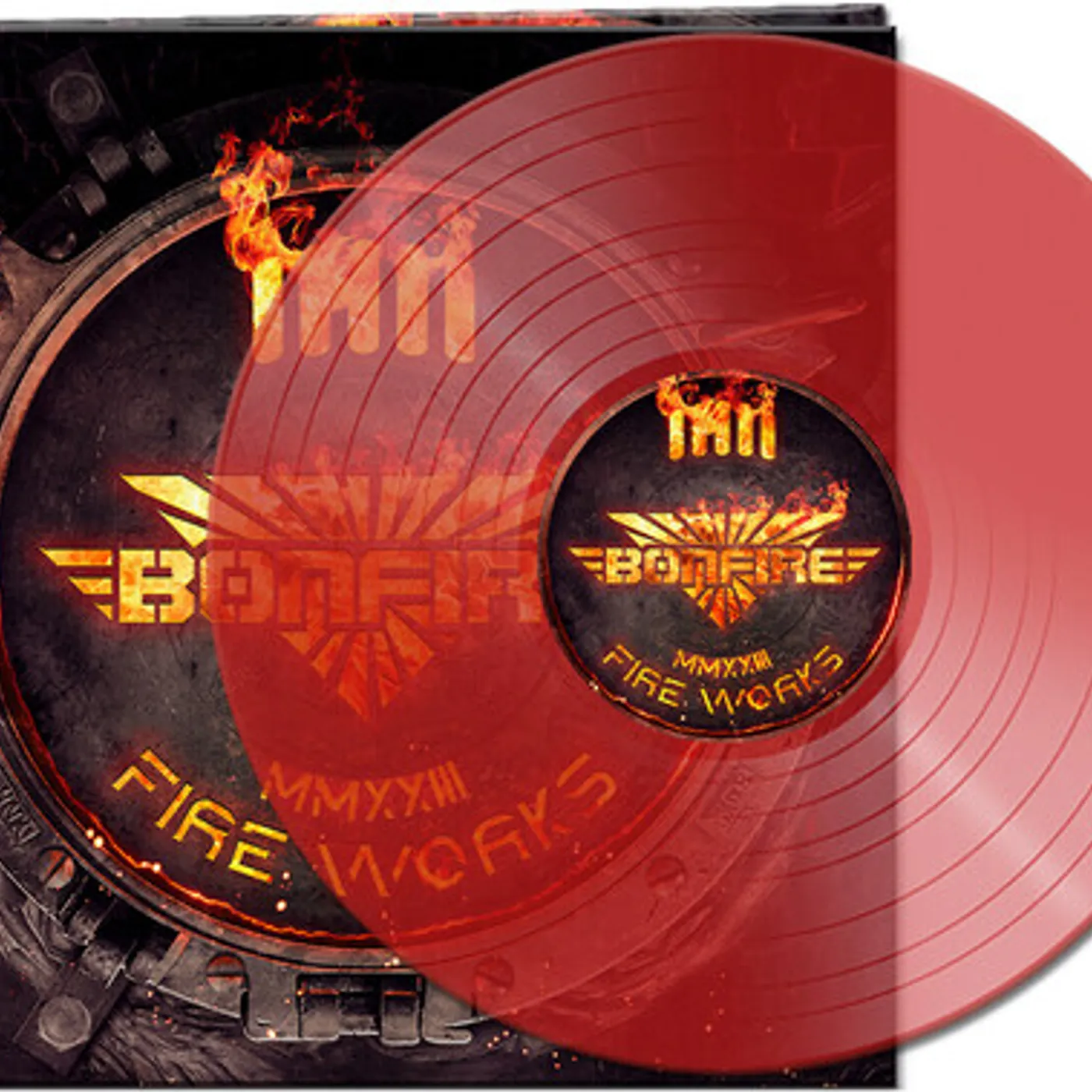 Bonfire FIREWORKS MMXXIII - CLEAR RED Vinyl Record
