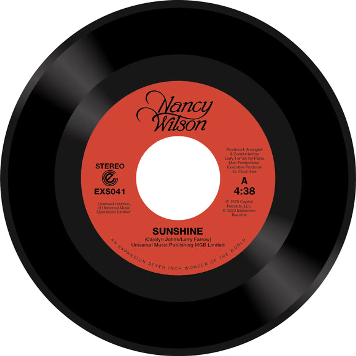 Nancy Wilson 1139429 Sunshine Vinyl Record