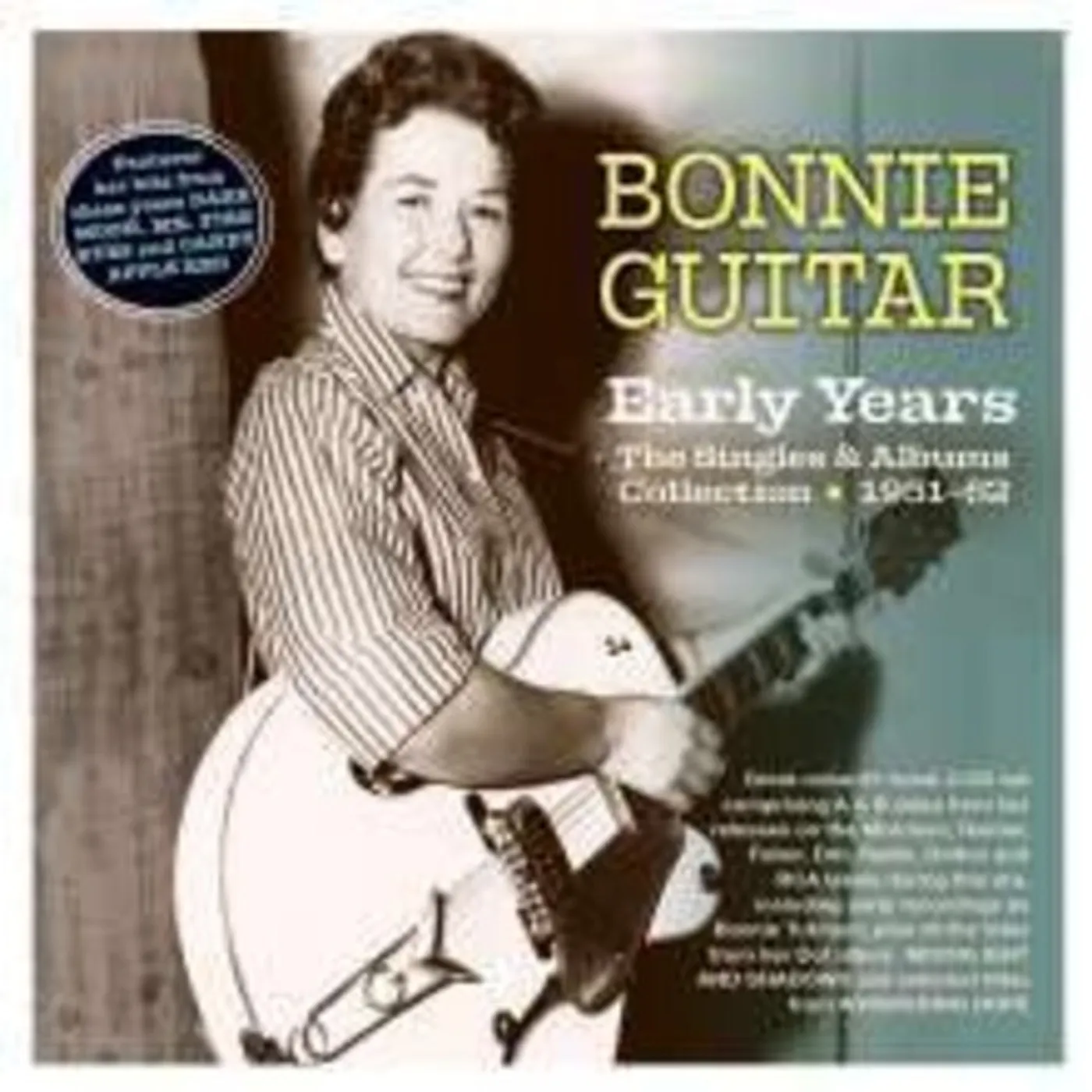 Bonnie Guitar EARLY YEARS: THE SINGLES & ALBUMS COLLECTION 19512 CD