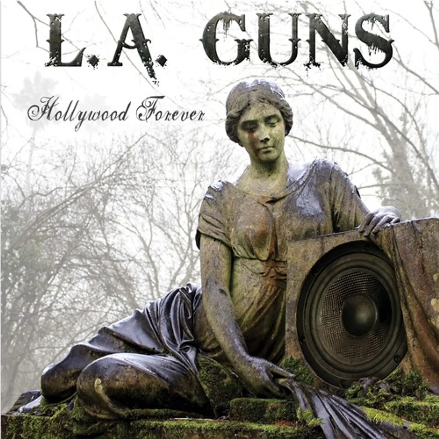 L.A. Guns HOLLYWOOD FOREVER - COKE BOTTLE GREEN Vinyl Record