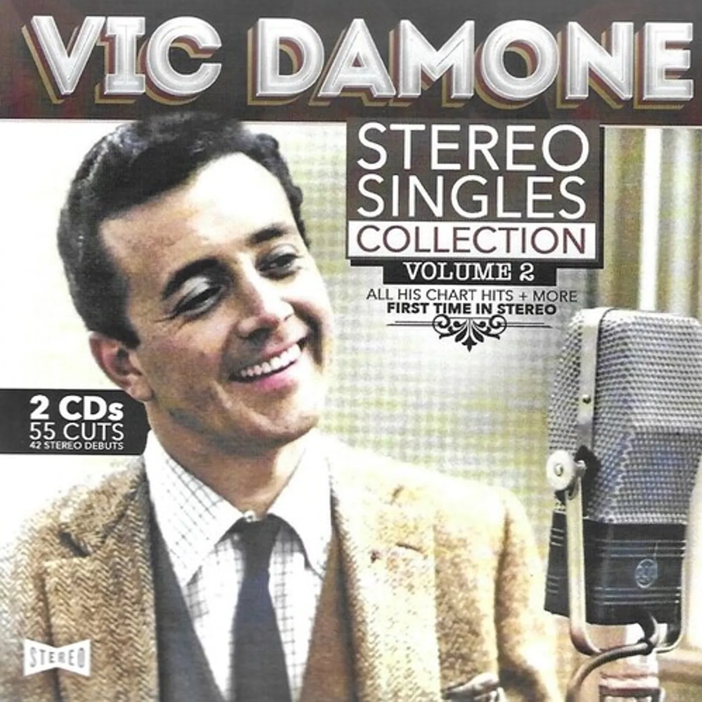 Vic Damone STEREO SINGLES COLLECTION 2 CD
