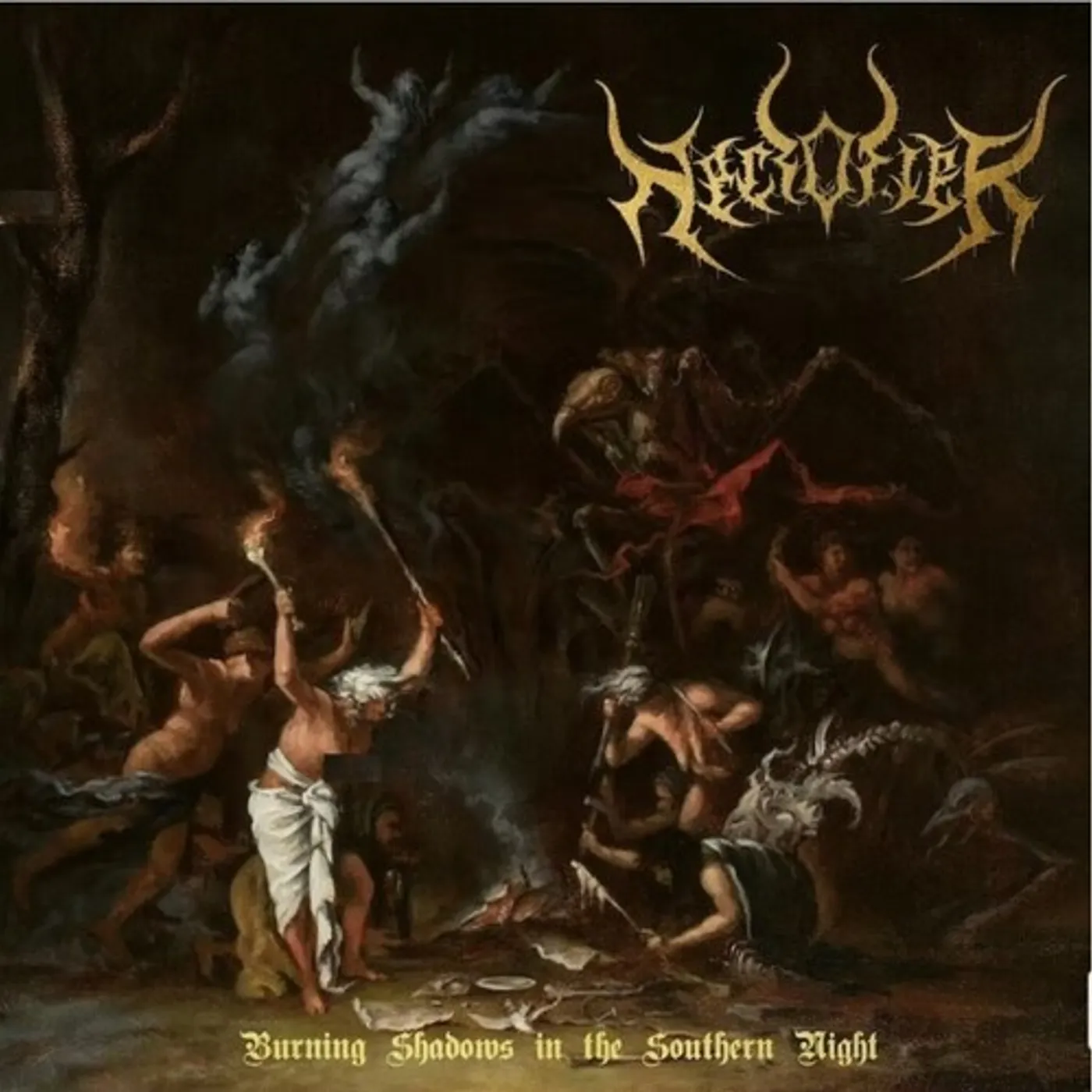 Necrofier BURNING SHADOWS IN THE SOUTHERN NIGHT CD