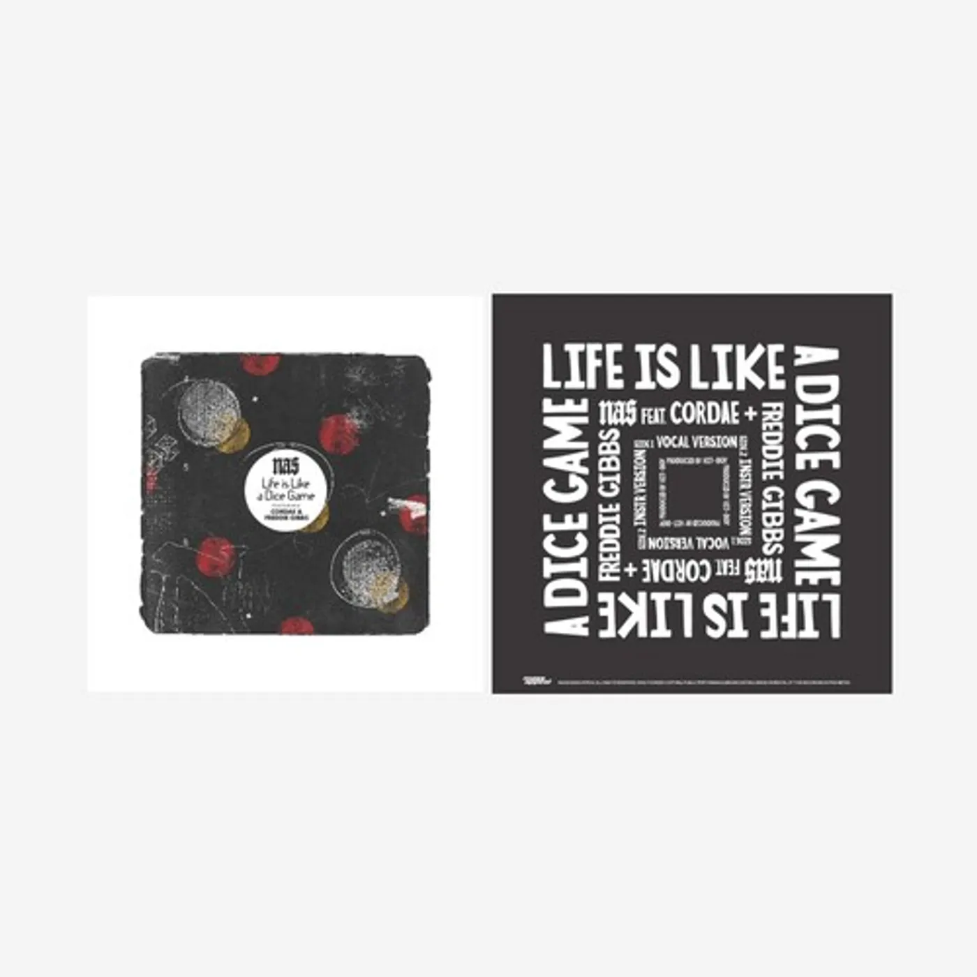 Nas LIFE IS LIKE A DICE GAME Vinyl Record
