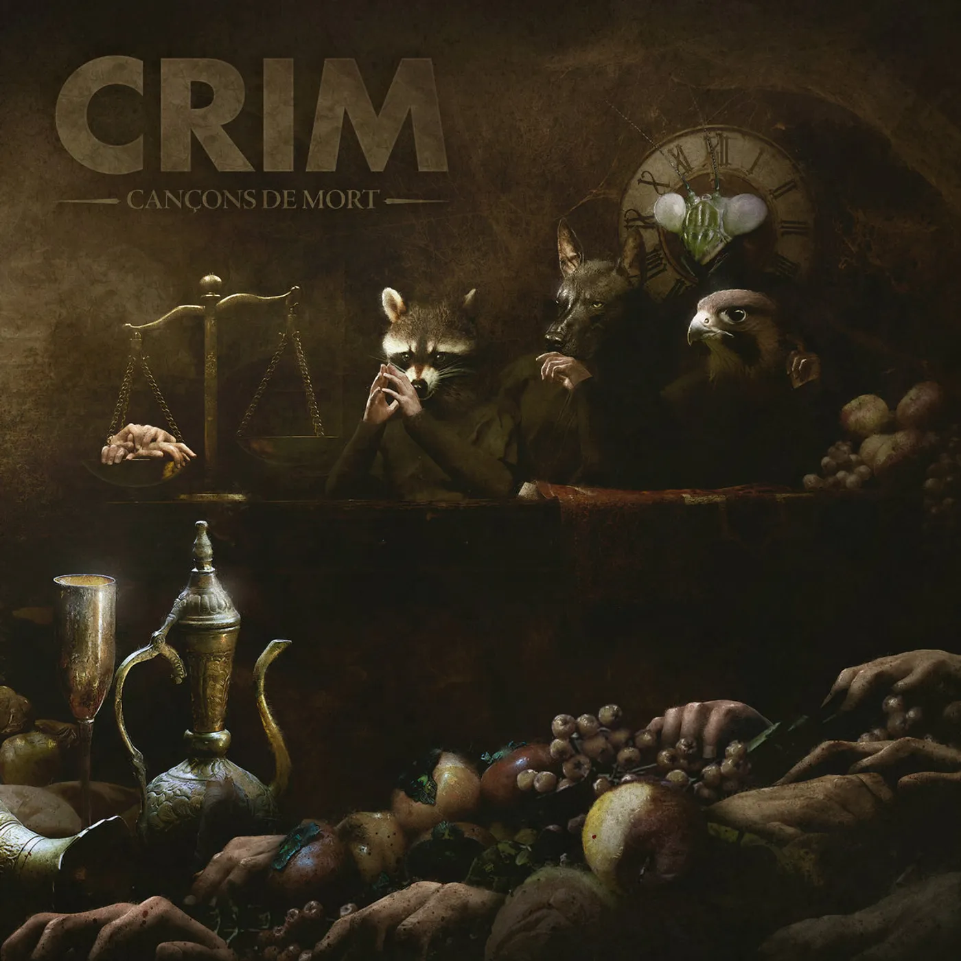 Crim Cancons De Mort (Splatter Gold) Vinyl Record