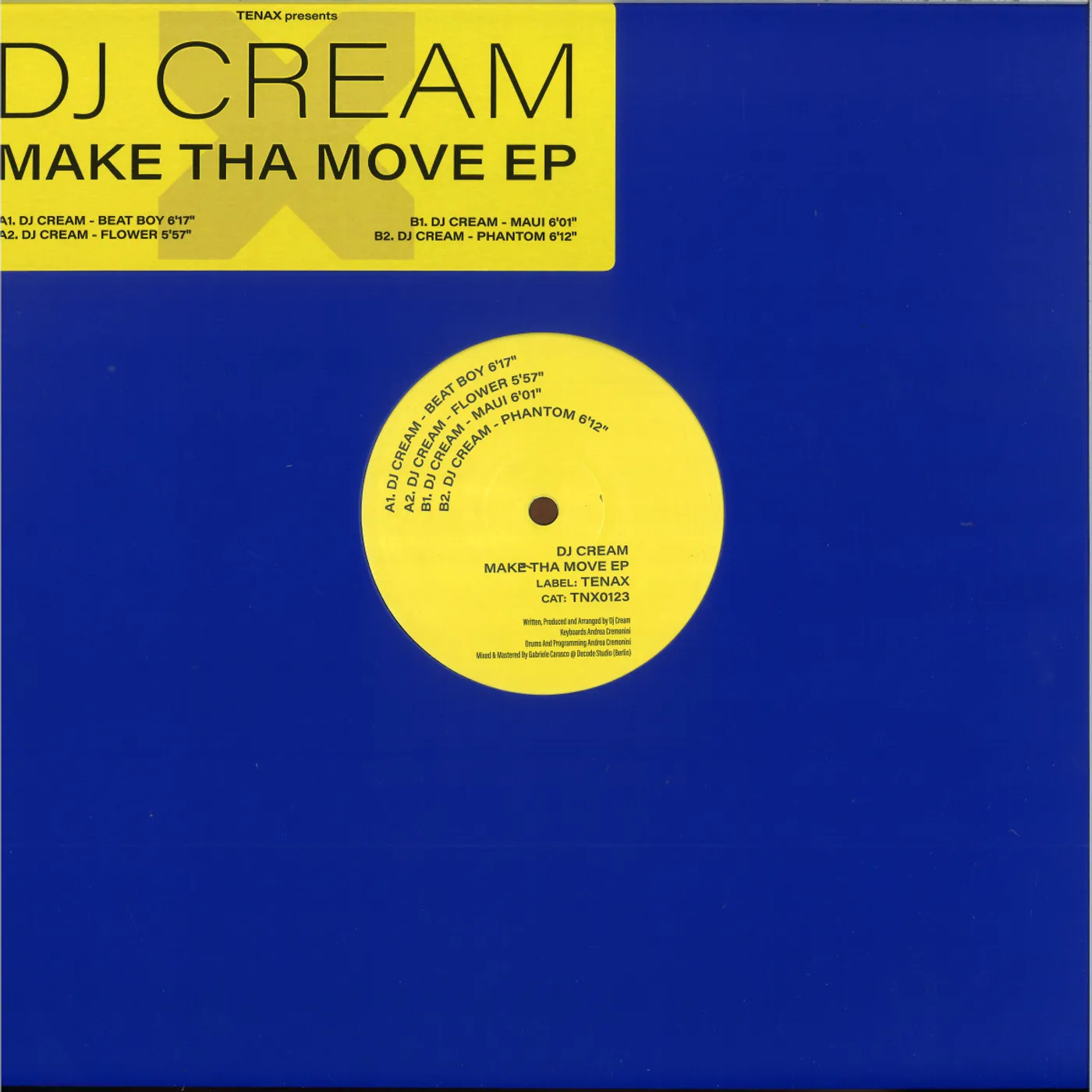 DJ Cream MAKE THA MOVE Vinyl Record