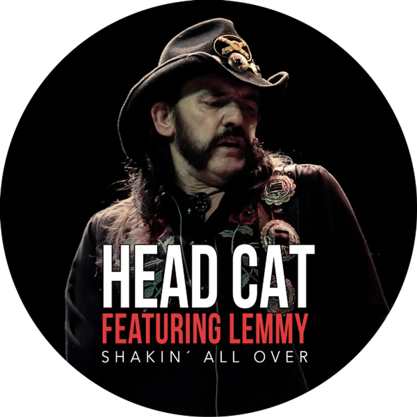 Head Cat Feat. Lemmy SHAKIN ALL OVER 7" Picture Disc Vinyl Record