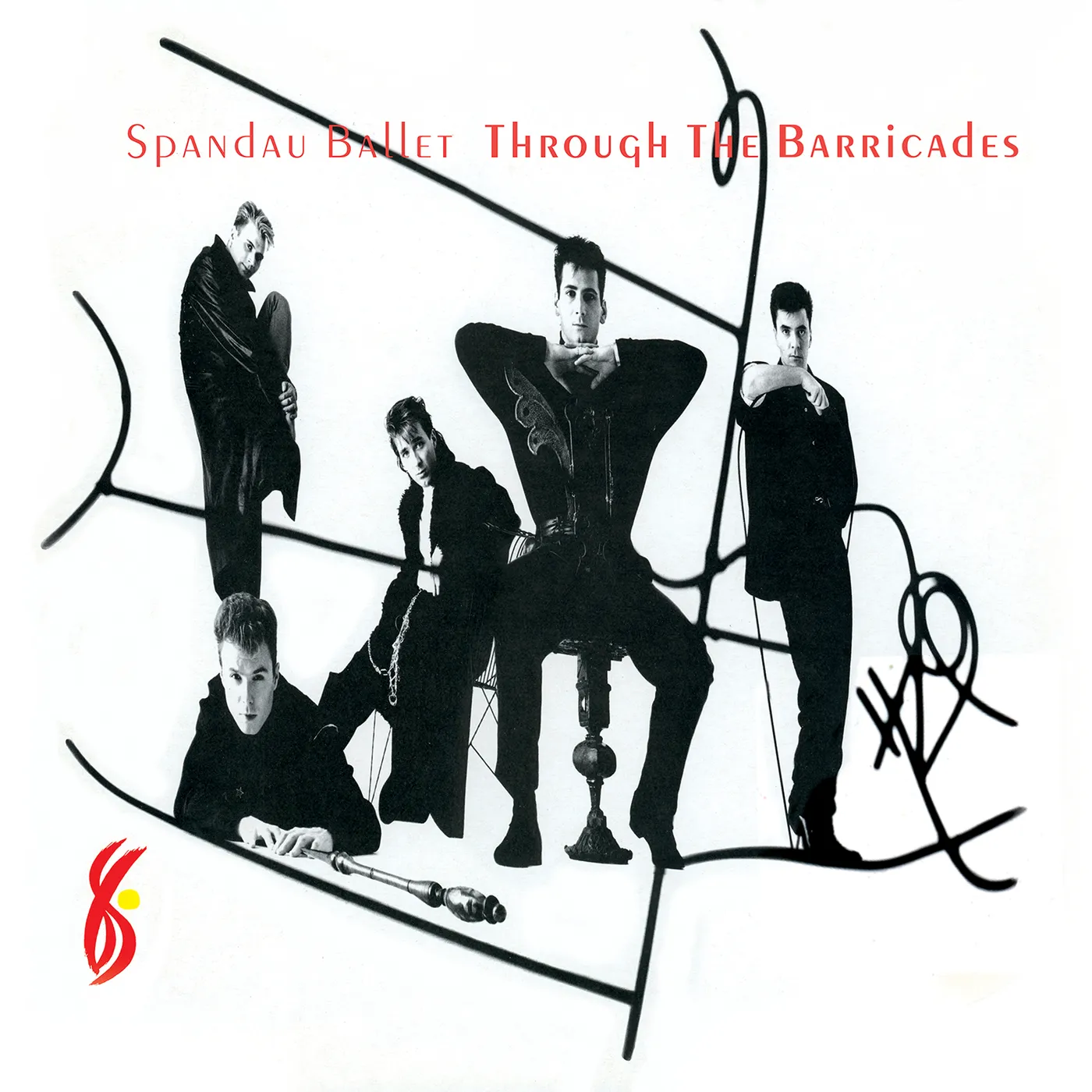 Spandau Ballet THROUGH THE BARRICADES Vinyl Record