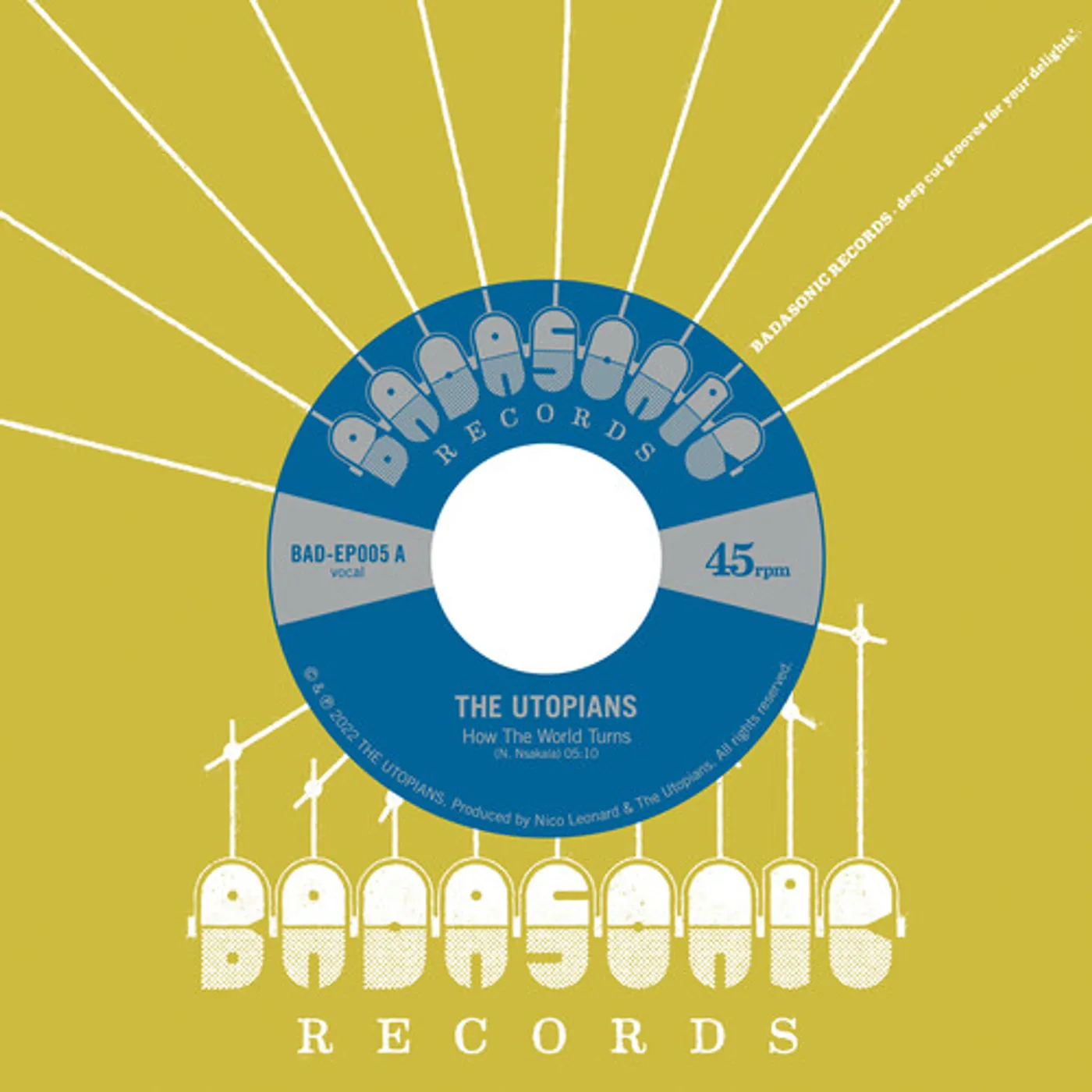 The Utopians HOW THE WORLD TURNS Vinyl Record
