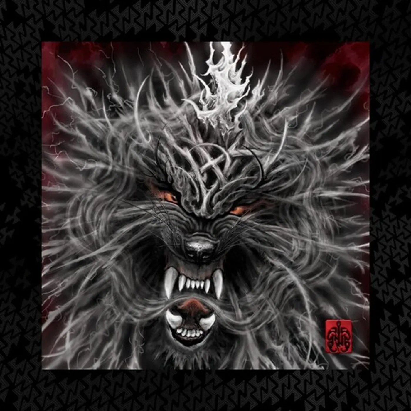 RUMBLE OF TThe HUDER DELUXE - RED W/ BLACK SWIRL Vinyl Record