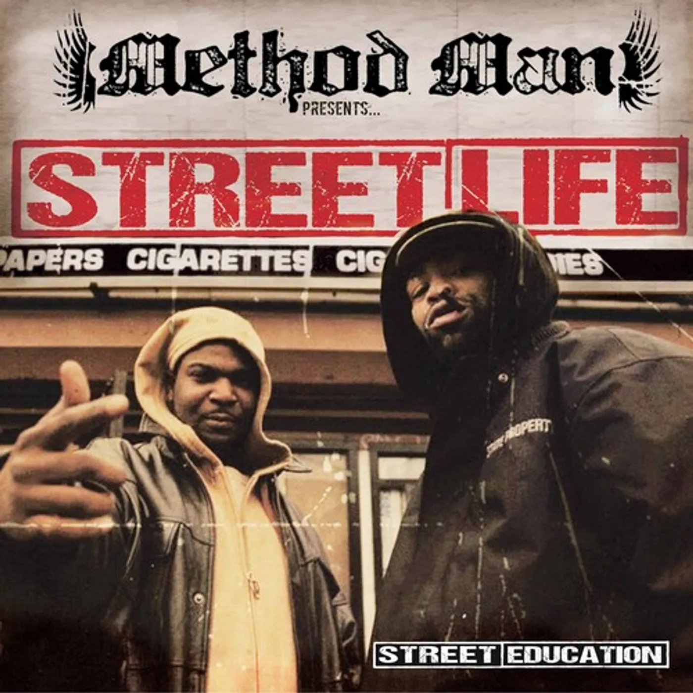 Street Life / Method Man STREET EDUCATION - RED MARBLE Vinyl Record