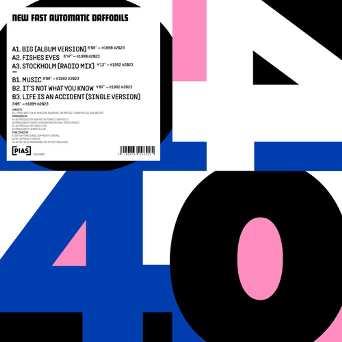 New Fast Automatic Daffodils - PIAS 40 Vinyl Record