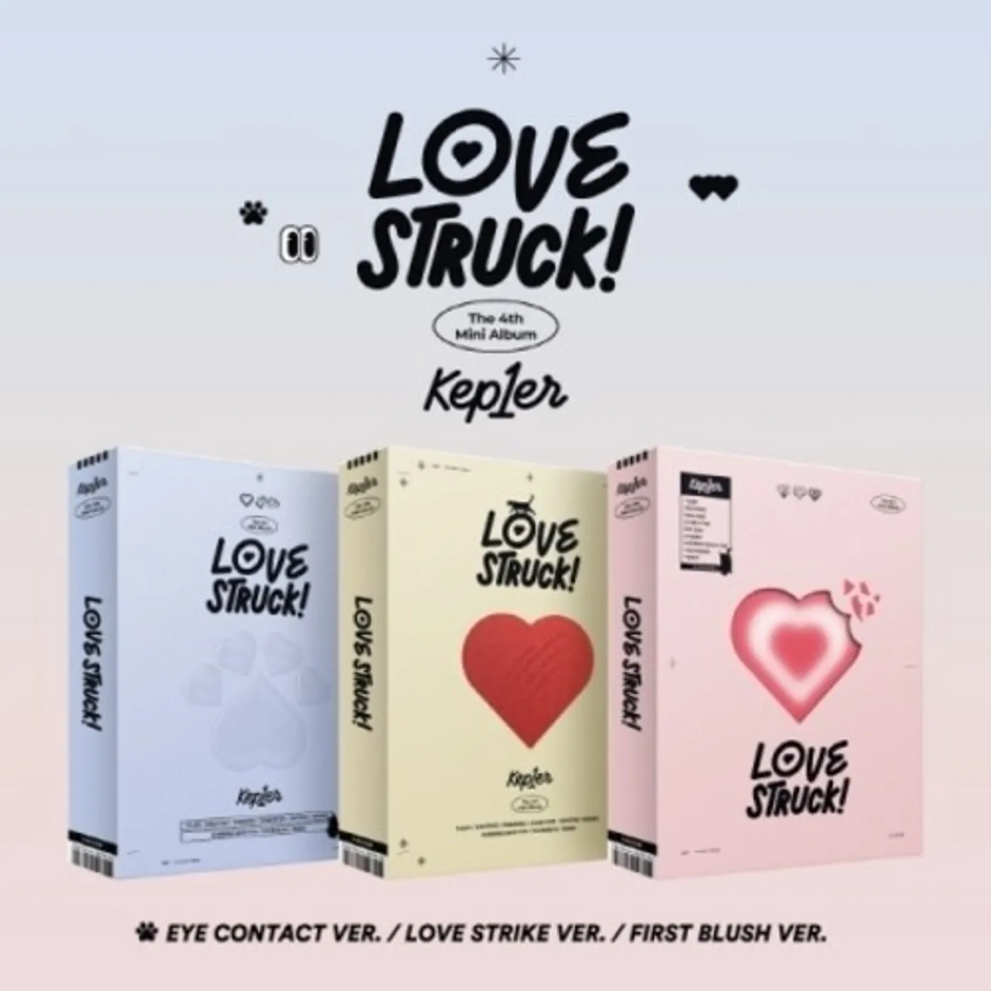 Kep1er LOVESTRUCK (RANDOM COVER) CD