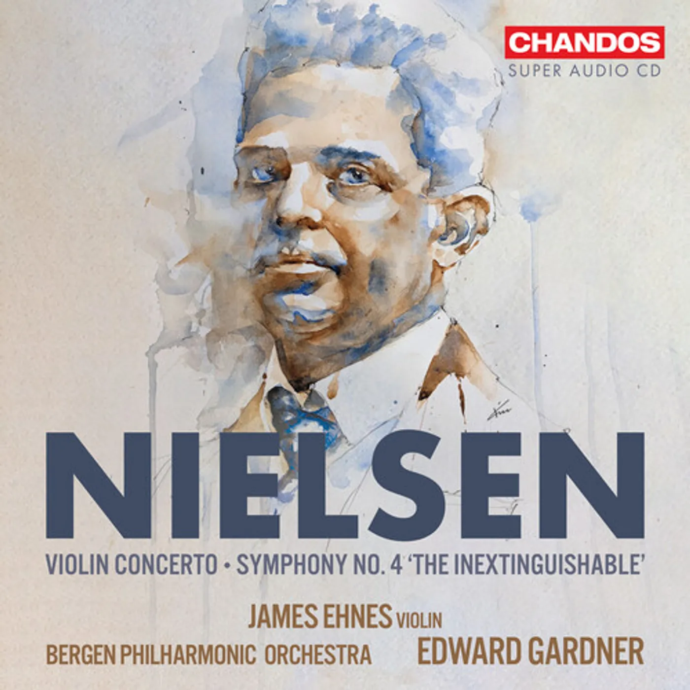 Nielsen / Ethnes / Bergen Philharmonic Orchestra VIOLIN CONCERTO SYMPHONY NO. 4 CD Super Audio CD