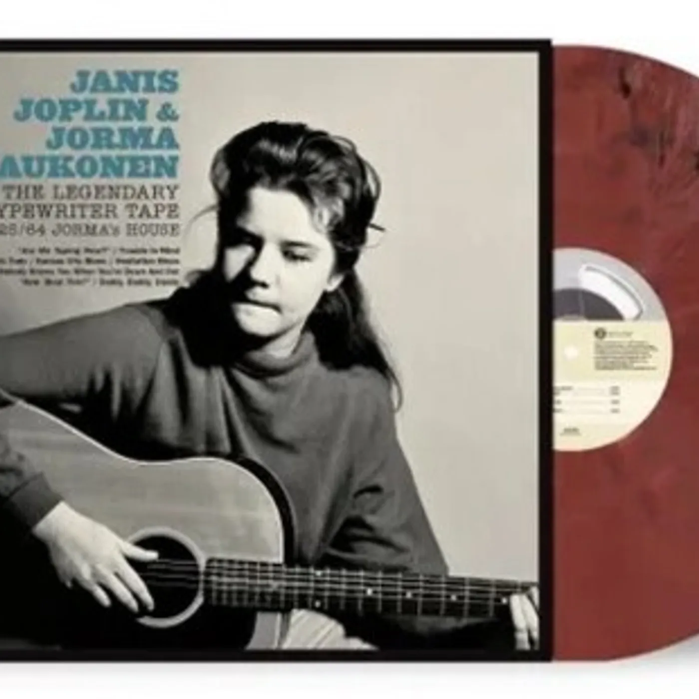 Janis Joplin / Jorma Kaukonen  The Legendary Typewriter Tape: 6/ 25/ 64 Jorma's House (Red) Vinyl Record